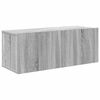 vidaXL 3-tlg. TV-Schrank-Set Grau Sonoma Holzwerkstoff