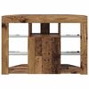 vidaXL Eck-LED-TV-Schrank Altholz 100x40x68cm Holzwerkstoff