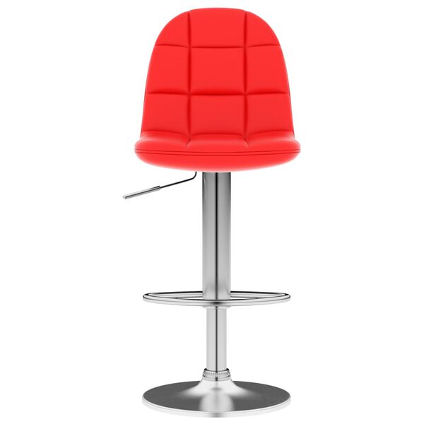 vidaXL Barhocker Rot Kunstleder