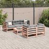 vidaXL 6-tlg. Garten-Sofagarnitur mit Kissen Massivholz Douglasie