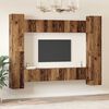 vidaXL TV-Schrank-Set 10 pcs Altholz 30,5 x 30 x 90 cm Holzwerkstoff