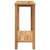 vidaXL Konsolentisch Braun 85 x 35 x 75 cm Massivholz Teak