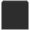 vidaXL TV-Wandschrank mit LED-Leuchten Schwarz 30,5x35x30 cm
