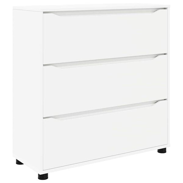 vidaXL Aufbewahrungsschrank Wei&szlig; 80 x 31 x 81 cm Holzwerkstoff