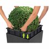 LECHUZA Pflanzgef&auml;&szlig; CUBE Cottage 50 ALL-IN-ONE Granitgrau