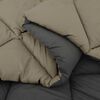 vidaXL Winterbettdecke Hellgrau und Anthrazit 220 x 155 cm Mikrofaser