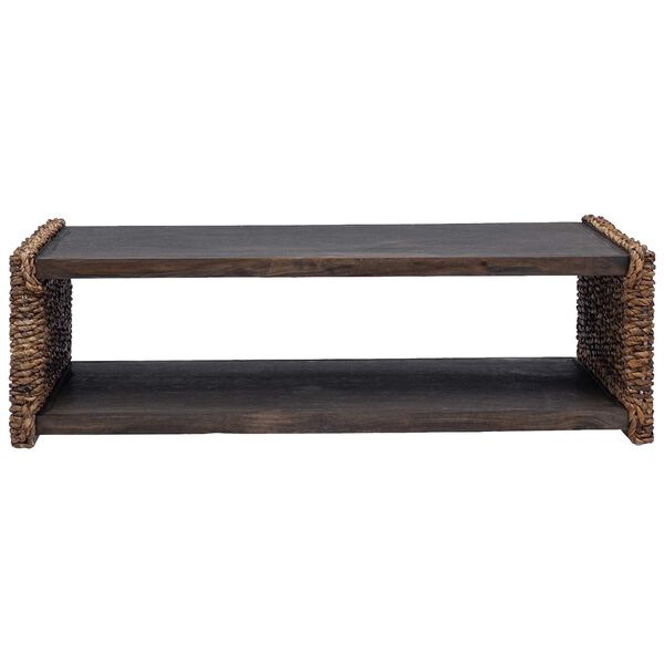 vidaXL Couchtisch Natur 110 x 55 x 35 cm Massives Mahagoni Holz