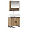 vidaXL Waschbeckenschrank Artisan-Eiche 65 x 33 x 60 cm Holzwerkstoff