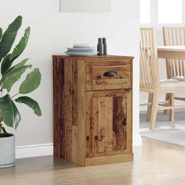 vidaXL Seitenschrank Altholz 40 x 50 x 75 cm Holzwerkstoff