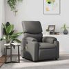vidaXL Massagesessel Grau Kunstleder
