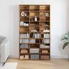 vidaXL CD Regal mit Regal Altholz 101 x 23 x 177,5 cm Holzwerkstoff