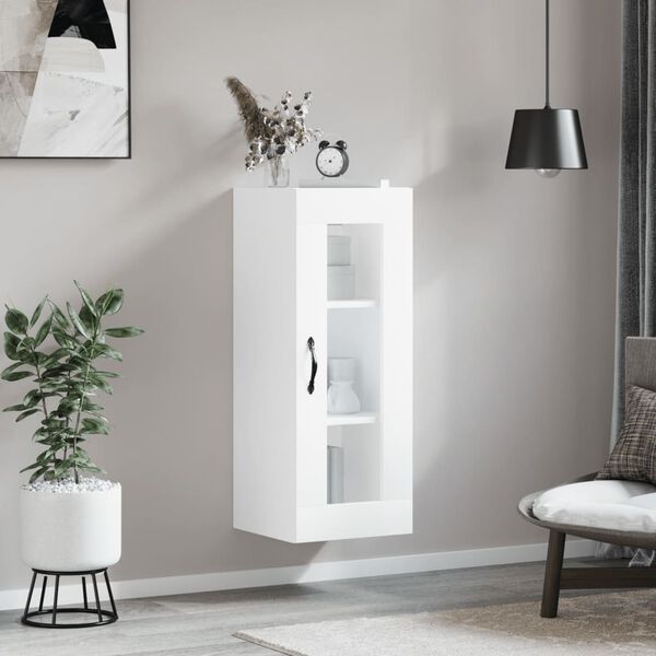 vidaXL Wandschrank Wei&szlig; 34,5x34x90 cm