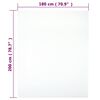 vidaXL Spannbettlaken Jersey Wei&szlig; 180x200 cm Baumwolle