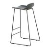 Venture Home Barhocker 2 Stk. Wave Kunststoff Schwarz