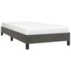 vidaXL Bettgestell ohne Matratze Dunkelgrau 90x200 cm Samt