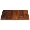 vidaXL Tischplatte 50x50x2,5 cm Quadratisch Altholz Massiv