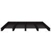 vidaXL Palettenbett Schwarz 135x190 cm Massivholz Kiefer
