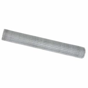 vidaXL Hexagonzaun Silber 1,4 x 100 m Verzinkter Stahl