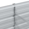 vidaXL Hochbeet Hellbraun 240 x 40 x 45 cm Verzinkter Stahl