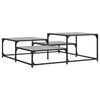 vidaXL Couchtisch Grau Sonoma 107x107x40 cm Holzwerkstoff