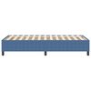 vidaXL Plattformbettgestell Blau 90 x 200 cm Stoff