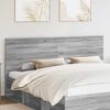 vidaXL Kopfteil mit Kopfteil Graues Sonoma 200 cm Holzwerkstoff