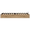 vidaXL Ottoman Bettgestell Artisan-Eiche 193 x 120 x 25 cm