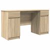 vidaXL Schreibtisch Sonoma-Eiche Holzwerkstoff 140 x 49 x 76 cm