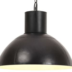vidaXL H&auml;ngelampe 25 W Schwarz Rund 48 cm E27