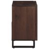 vidaXL Waschbeckenunterschrank 62x34x58 cm Braun Massivholz Mango