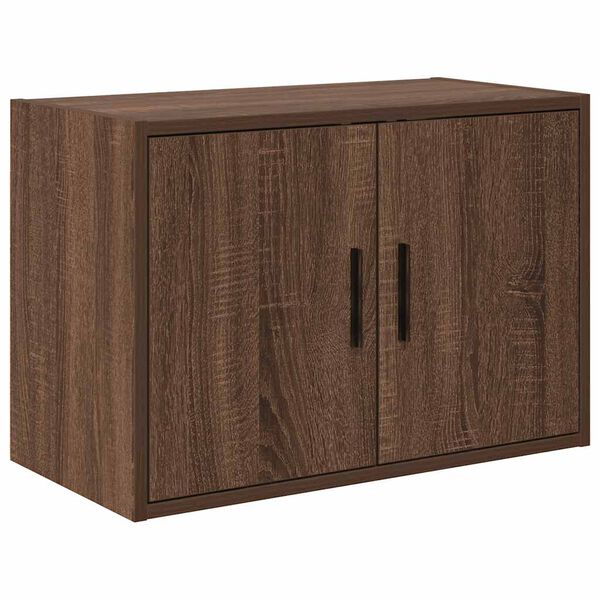 vidaXL Garagen-Wandschrank Braun Eichen-Optik Holzwerkstoff