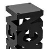 vidaXL Regenschirmst&auml;nder Design Stahl Schwarz