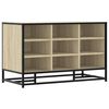 vidaXL Schuhbank Sonoma-Eiche 84x40x53,5 cm Holzwerkstoff und Metall