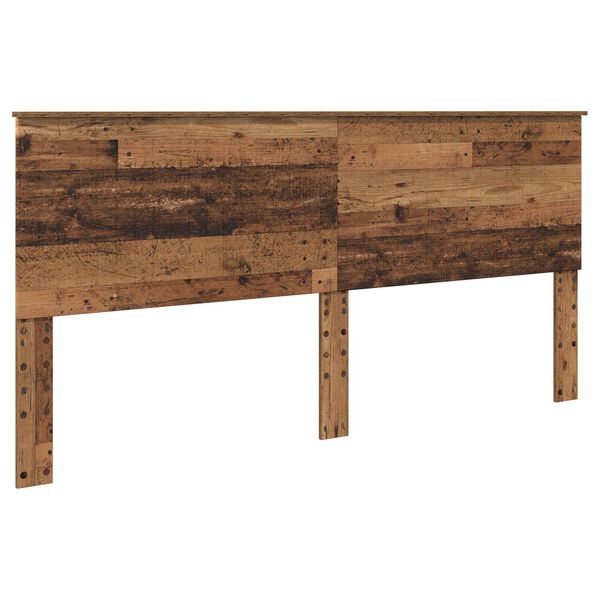 vidaXL Kopfteil mit Kopfteil Altholz 200 cm Holzwerkstoff