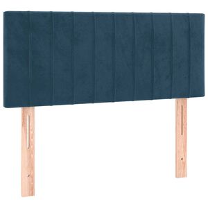 vidaXL Kopfteil Dunkelblau 80x5x78/88 cm Samt
