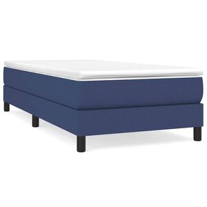 vidaXL Boxspringbettgestell Blau 80x200 cm Stoff