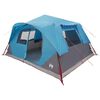 vidaXL Sofort Zelt 10 Personen Blau Polyester und Stahl