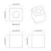 vidaXL Schubladenhalter 6792 pcs Schwarz 15 x 15 x 15mm PP Copolymer