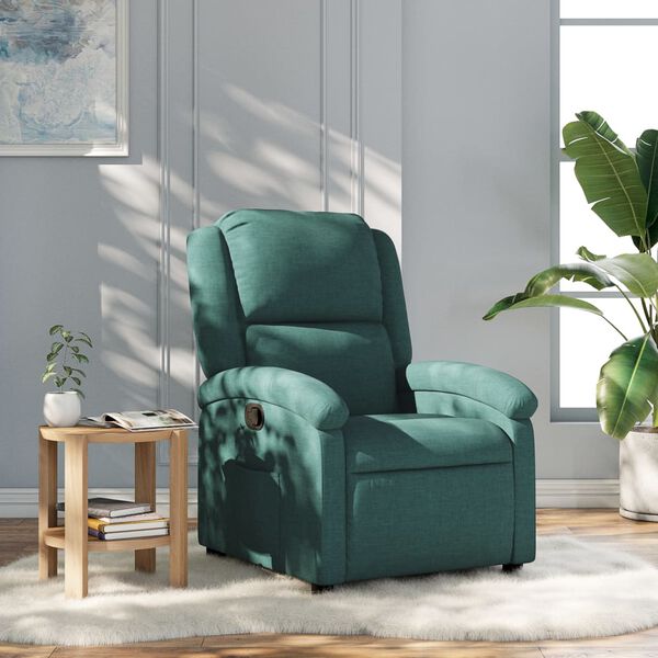 vidaXL Relaxsessel Dunkelgr&uuml;n Stoff