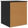 vidaXL Katzenhaus Schwarz 53 x 52 x 62 cm Holzwerkstoff