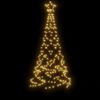 vidaXL LED-Weihnachtsbaum mit Erdn&auml;geln Warmwei&szlig; 200 LEDs 180 cm