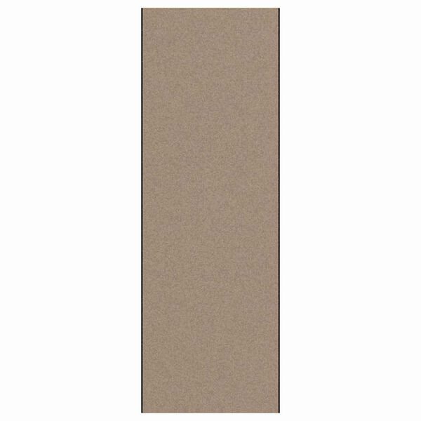 vidaXL Fu&szlig;matte Beige und Schwarz 120 x 350 cm Polypropylen und Vinyl
