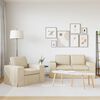 vidaXL Sofa 2 pcs Creme