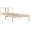 vidaXL Massivholzbett 90x190 cm