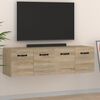 vidaXL Wandschr&auml;nke 2 Stk. Sonoma-Eiche 80x35x36,5 cm Holzwerkstoff