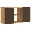 vidaXL TV-Schrank ODDA 79x24x40 cm Massivholz Kiefer