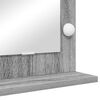 vidaXL Waschtischspiegel Rechtwinklig Graues Sonoma 60 x 55 x 18 cm