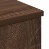 vidaXL Badezimmerschrank mit T&uuml;r Braun Eichen-Optik 30 x 35 x 80 cm