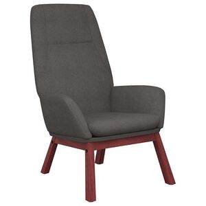 vidaXL Relaxsessel Dunkelgrau Stoff