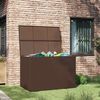 vidaXL Garden-Auflagenbox Braun 150x100x100 cm Poly Rattan